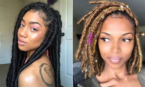 crochet dreadlock hairstyles|crochet dreads before and after.